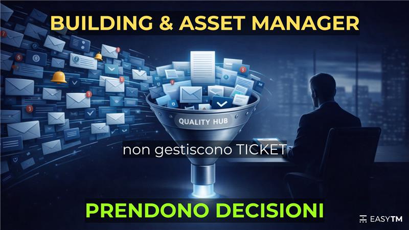 Building Manager e Asset Manager non gestiscono ticket. Prendono Decisioni.